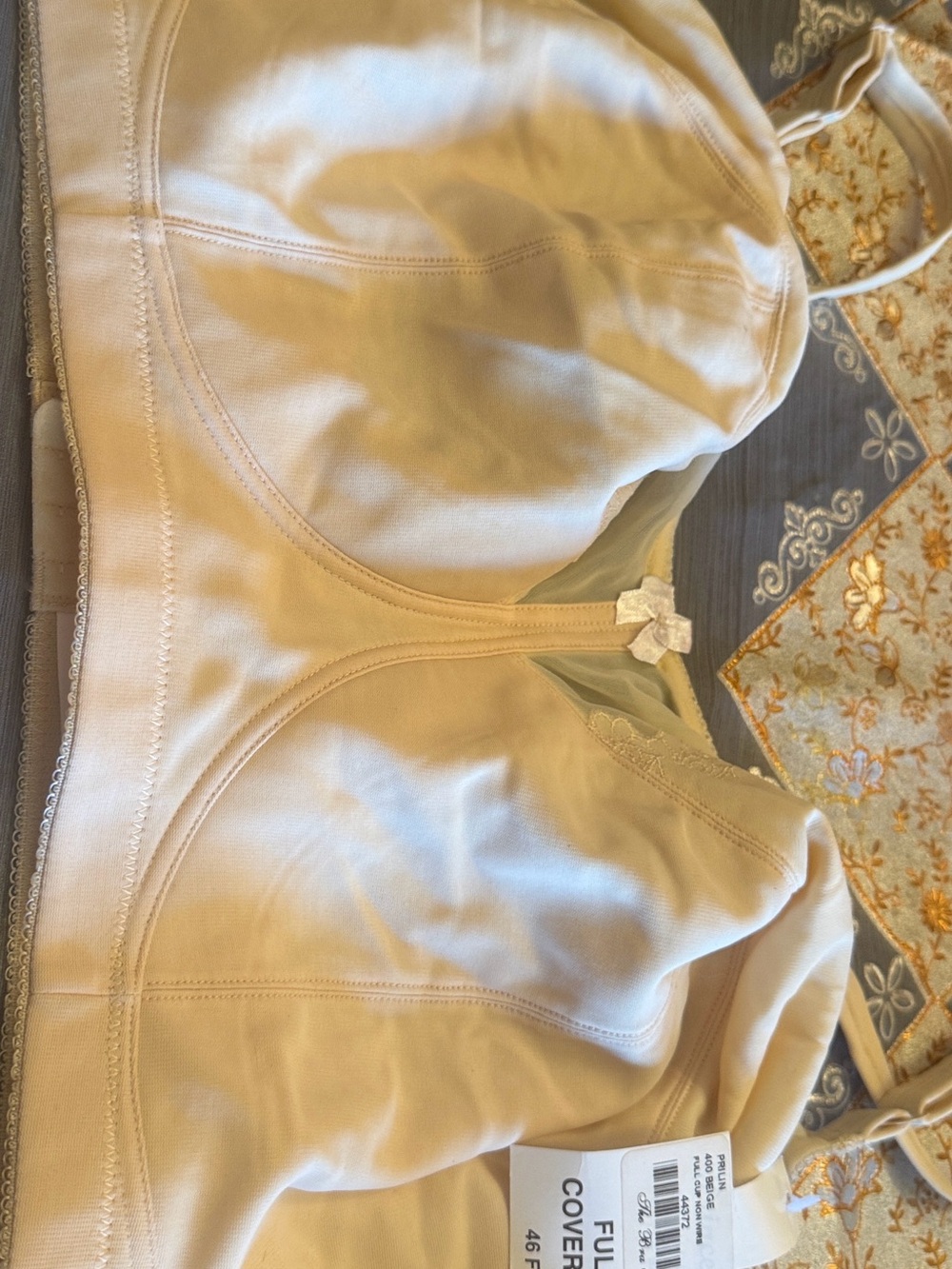 Women's Full Coverage Soft-Cup Bra Jacket - Cream